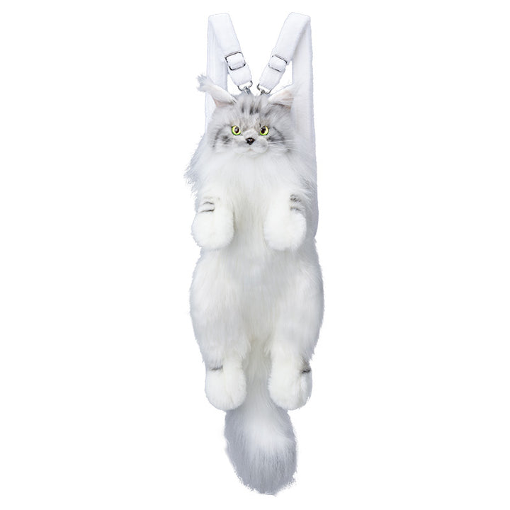 Maine Coon Cat Plush Backpack