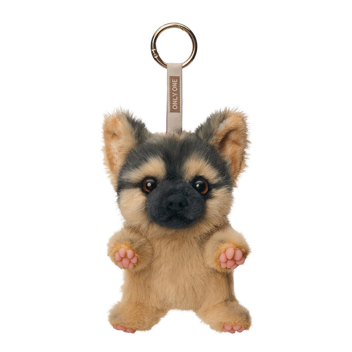 Seated German Shepherd Bag Charm
