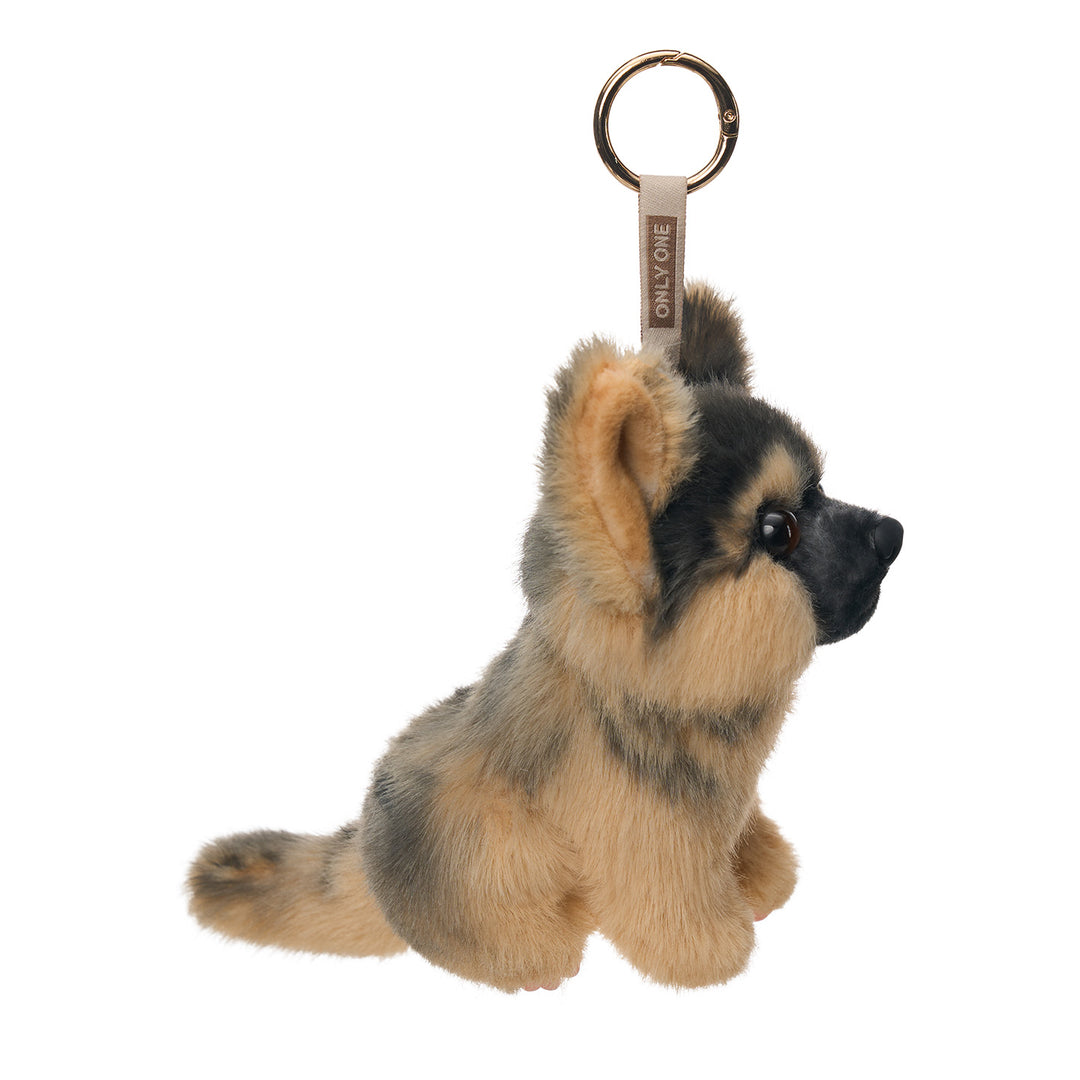 Resting German Shepherd Bag Charm