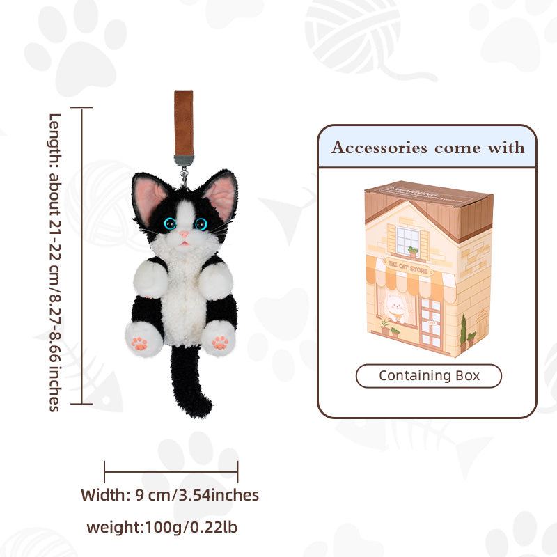 Devon Rex Cat Bag Charm