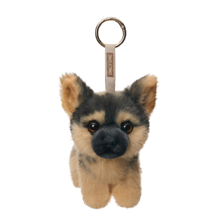 Resting German Shepherd Bag Charm
