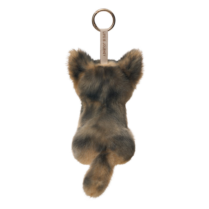 Resting German Shepherd Bag Charm