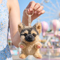 Mini Seated German Shepherd Bag Charm