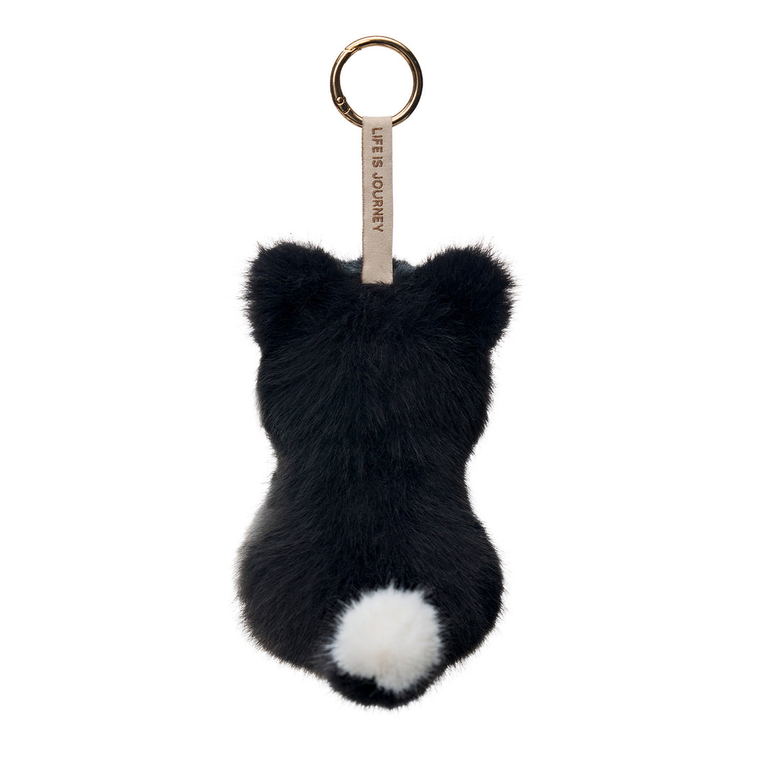 Resting Husky Bag Charm